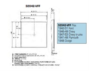 Vintage Air Fan Shroud Ws-70|Vintage Air Fan Shroud Ws-70 (42-48) 32042-VFF